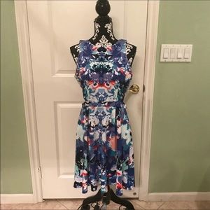 Nicole Miller Abstract Dress
